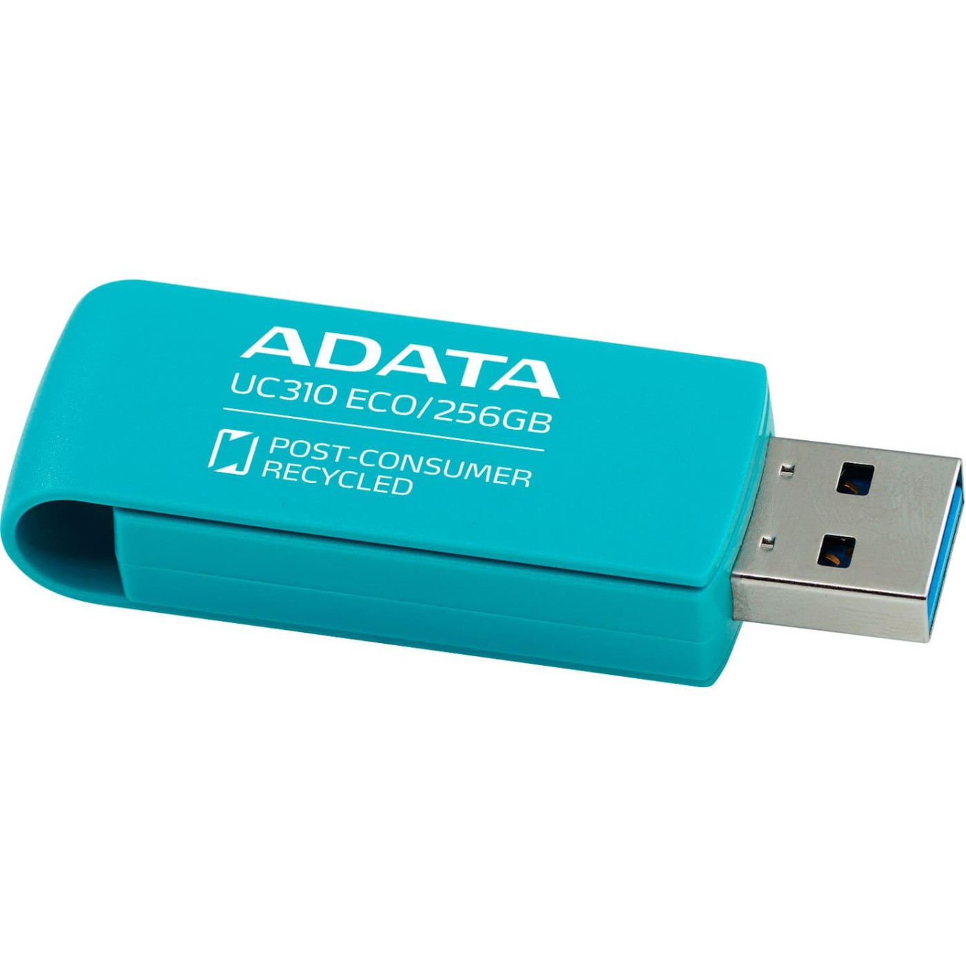 Флеш-накопичувач Adata Flash 256Gb USB 3.2 UC310 Eco Green (UC310E-256G-RGN)