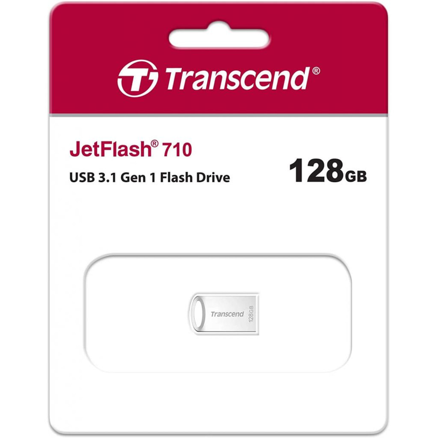 Флеш-накопитель Transcend USB флеш накопичувач 128GB JetFlash 710 Silver USB 3.0 (TS128GJF710S)