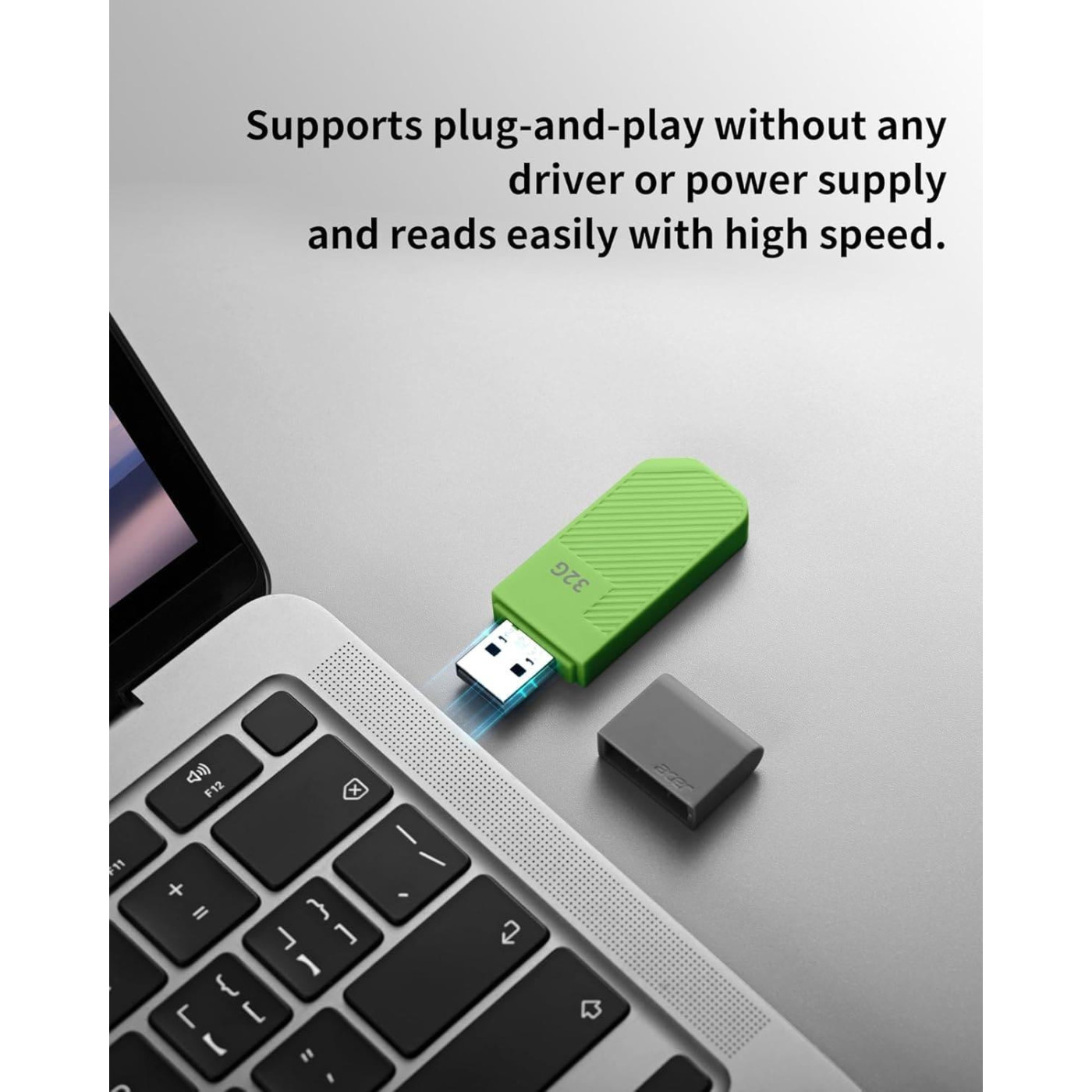 Флеш-накопитель Acer USB Flash 32GB USB 3.2 UP300 Green (BL.9BWWA.557)
