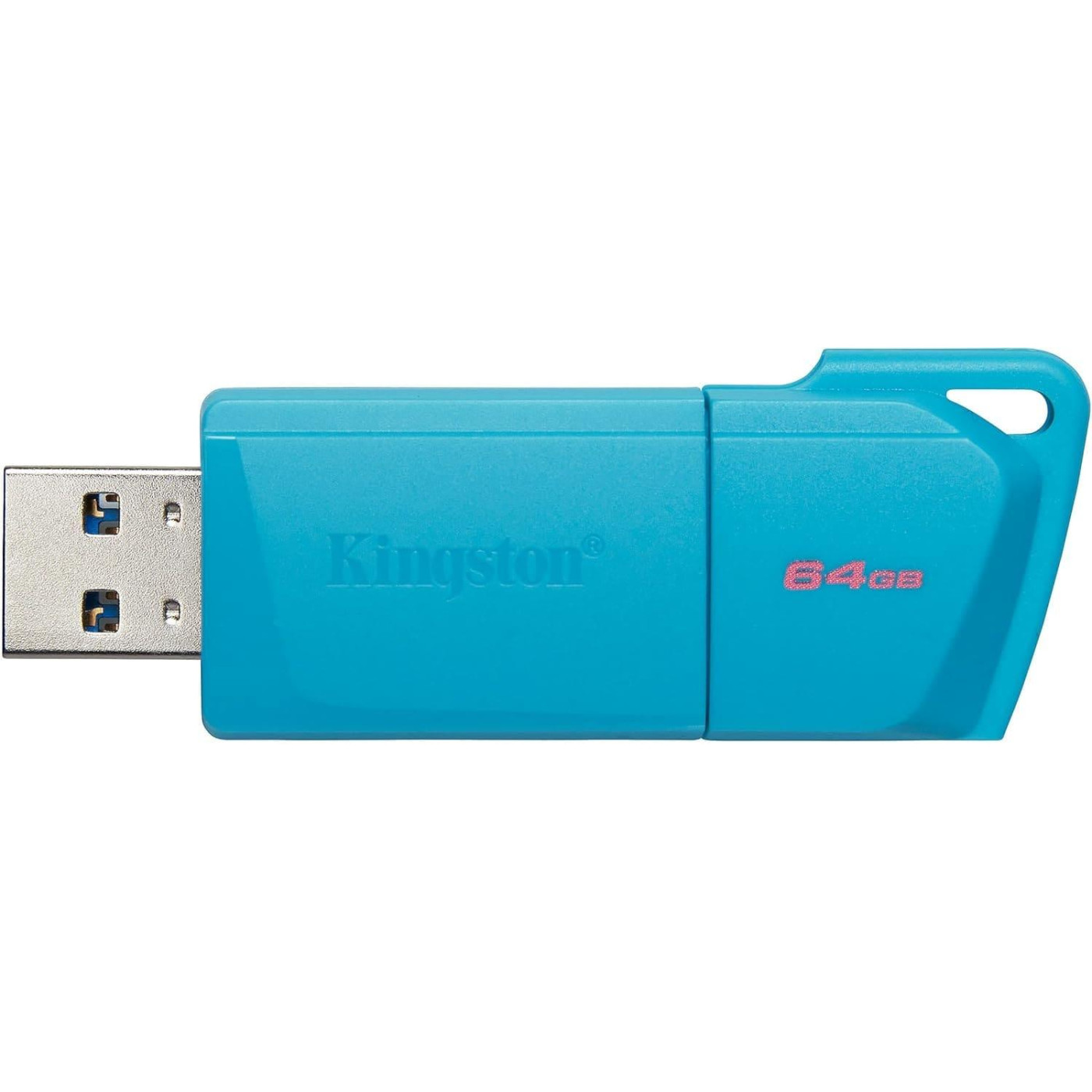 Флеш-накопичувач USB3.2  64GB Kingston DataTraveler Exodia M Aqua Blue (KC-U2L64-7LB)