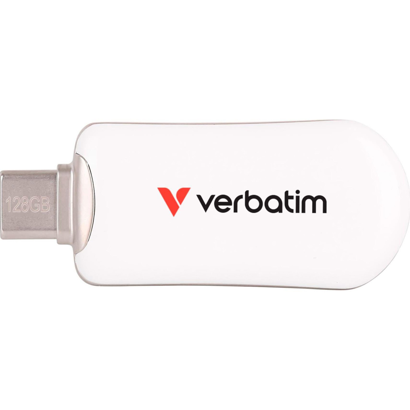 Флеш-накопитель Verbatim Plectra USB-C White 128 GBUSB 3.2 Gen 1 (30229)