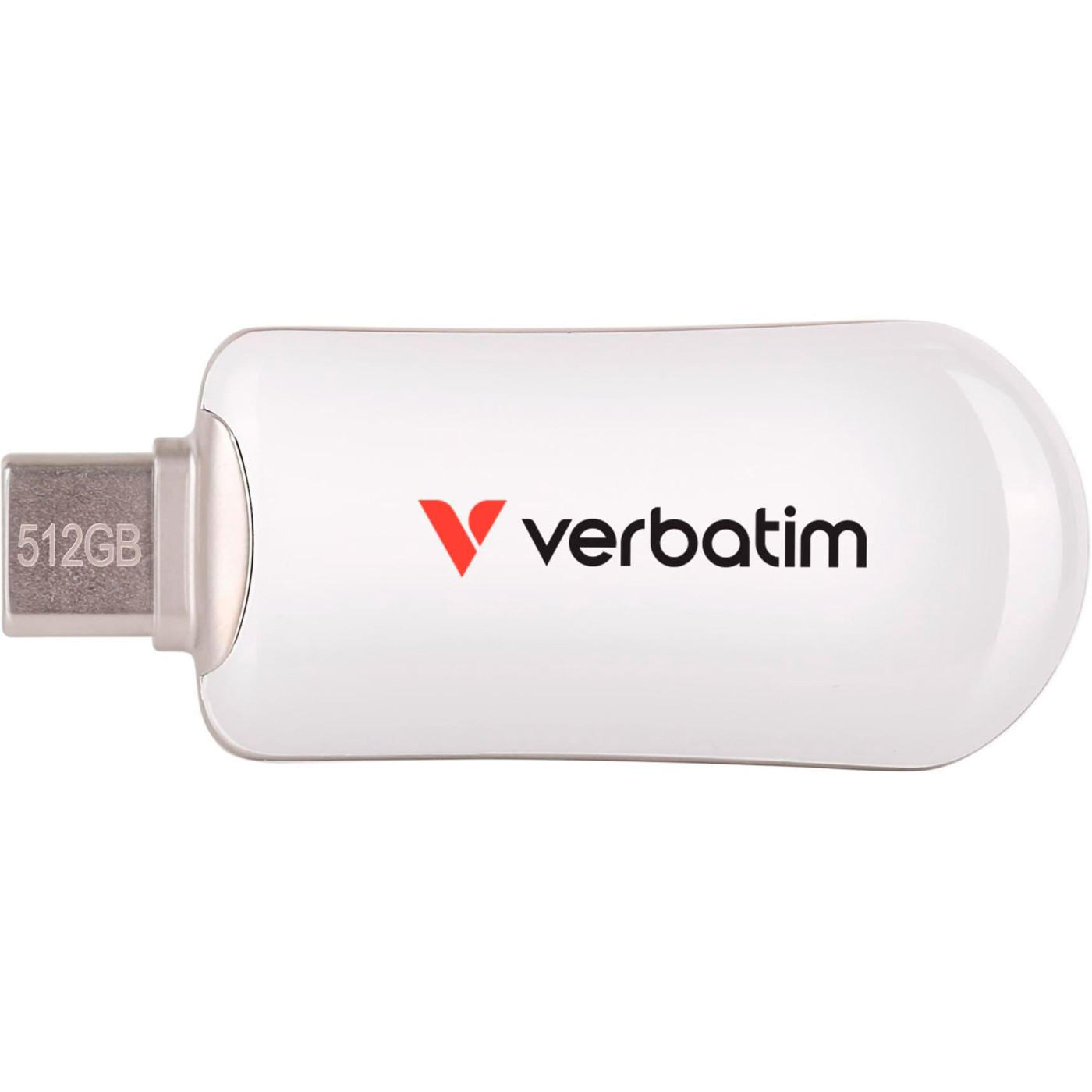 Флеш-накопитель Verbatim Plectra USB-C White 512 GB USB 3.2 Gen 1 (30231)