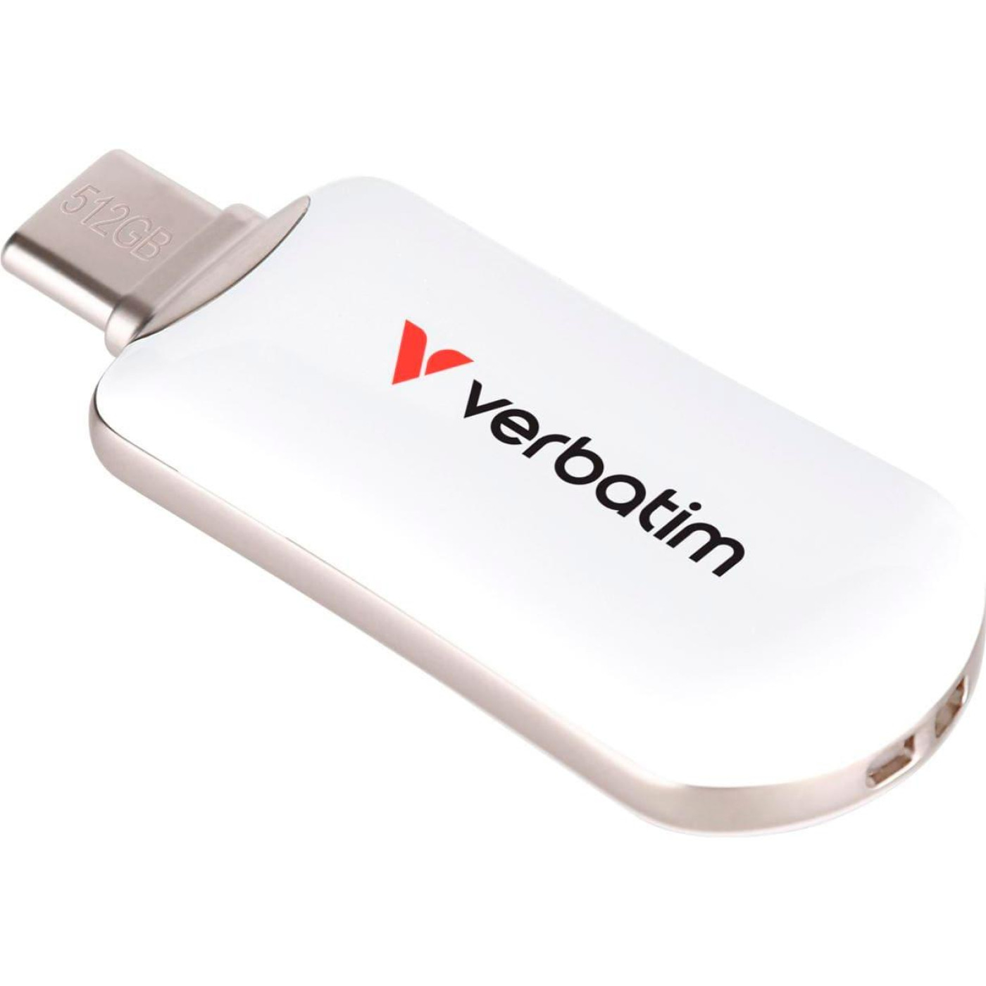 Флеш-накопитель Verbatim Plectra USB-C White 512 GB USB 3.2 Gen 1 (30231)