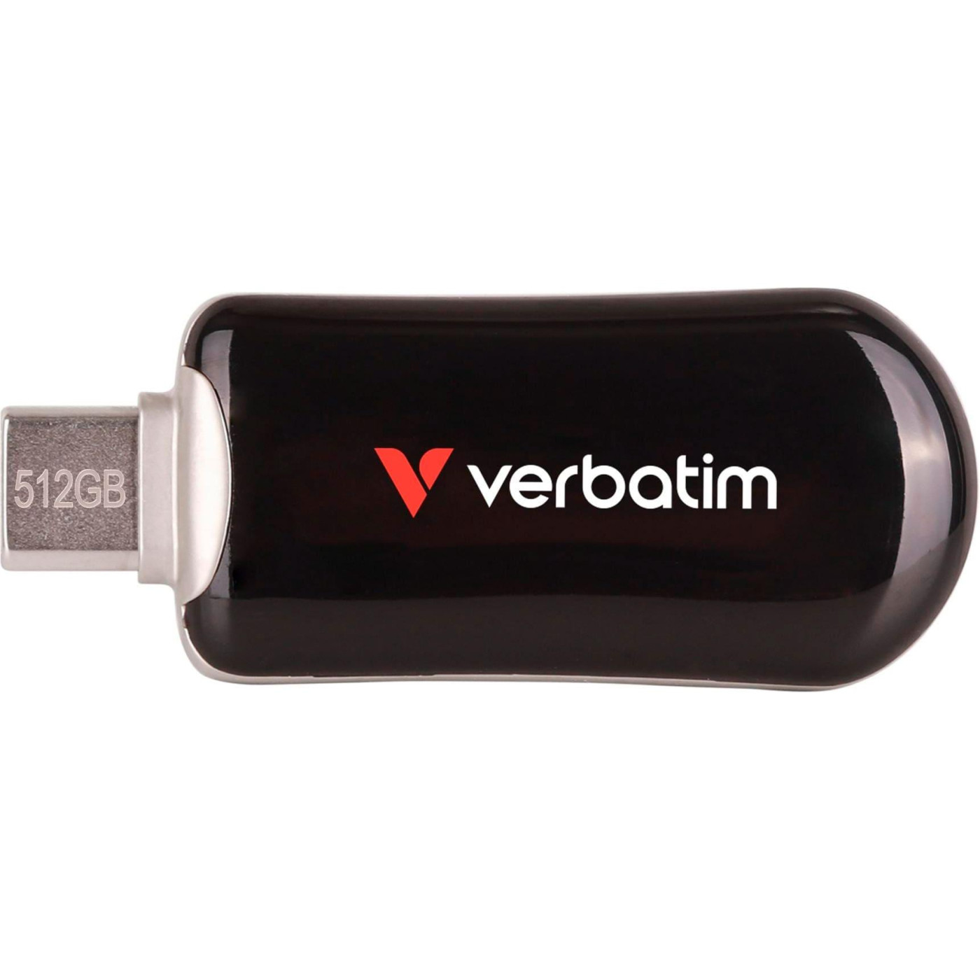 Флеш-накопитель Verbatim Plectra USB-C Black 512 ГБ USB 3.2 Gen 1 (30227)