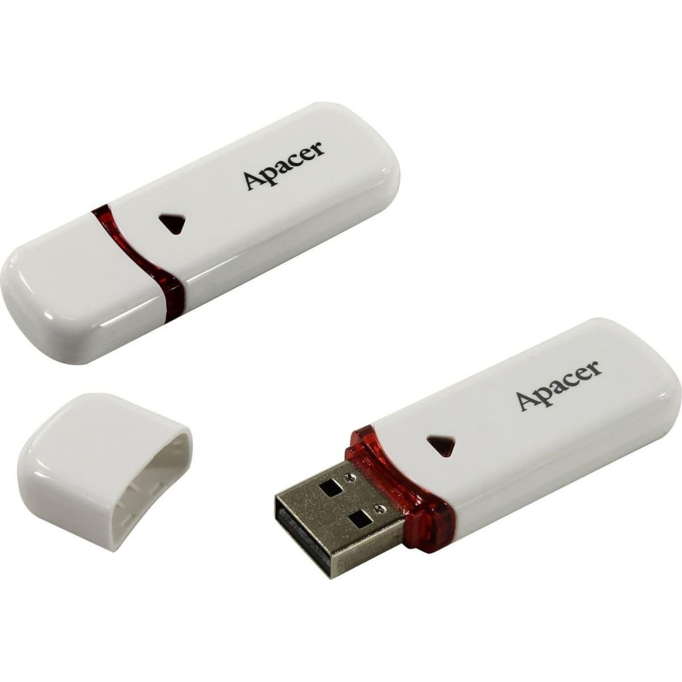 Флеш-накопичувач Apacer USB 64GB AH333 White (AP64GAH333W-1)