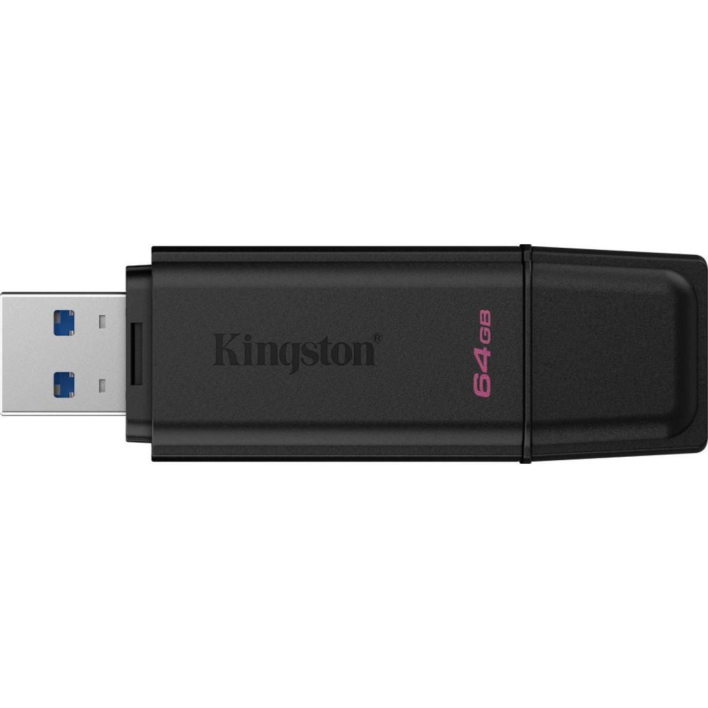 Флеш-накопитель Kingston 64GB USB 3.2 Gen 1 DataTraveler Exodi a Black DTXG2/64GB (DTXG2/64GB)