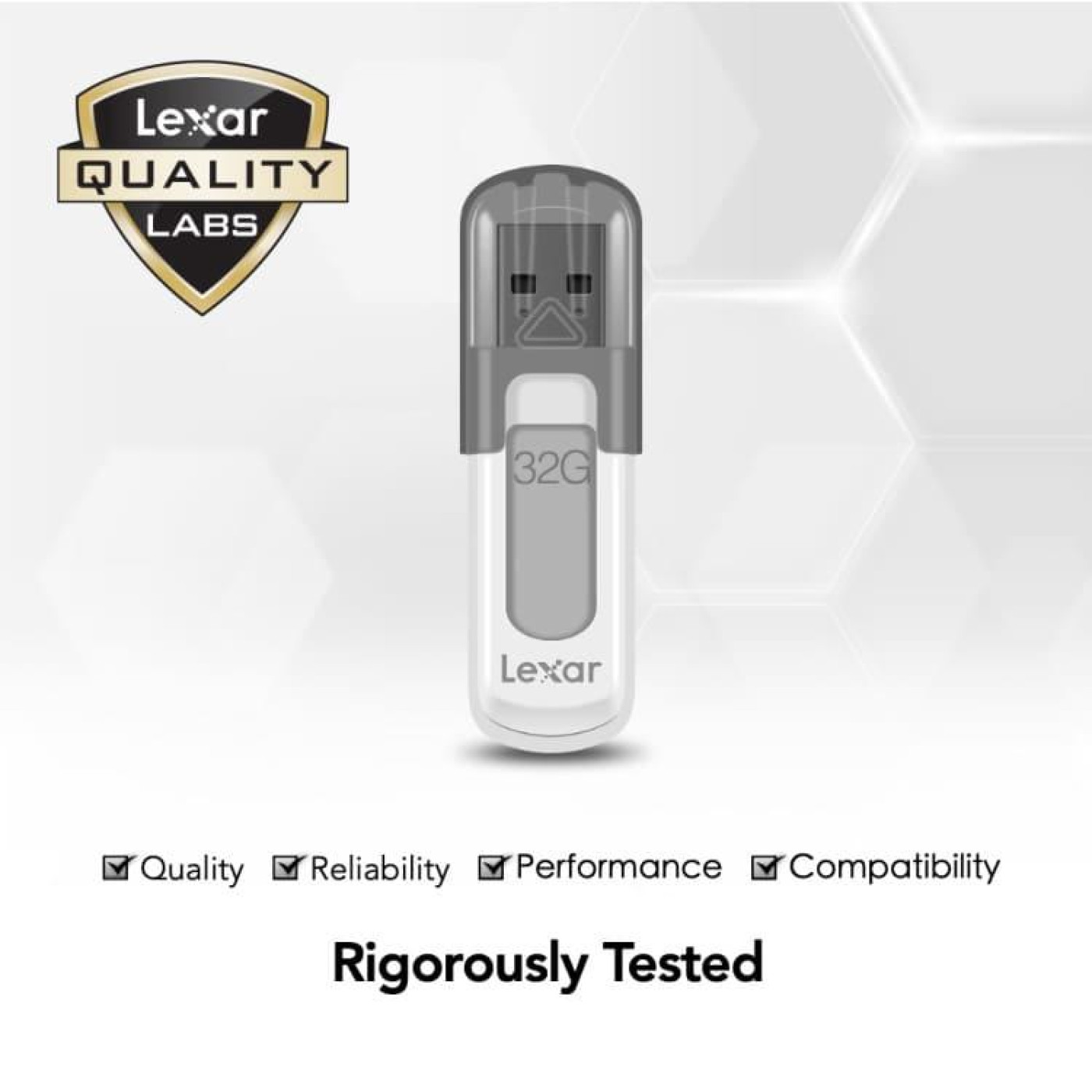 Флеш-пам'ять (накопичувач USB) USB3 32GB V100 LJDV100-32GABGY LEXAR