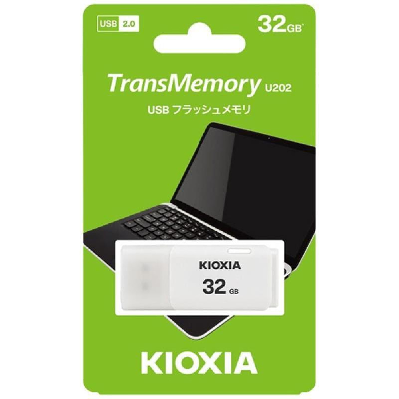 Флеш-накопичувач Kioxia USB 32GB TransMemory U202 White (LU202W032GG4)