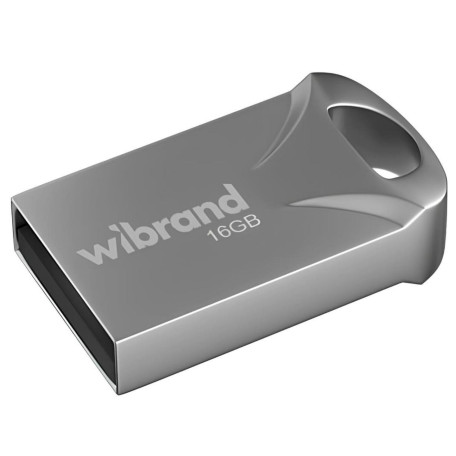 Флеш-накопитель Wibrand Flash USB 2.0 Hawk 16Gb Silver (WI2.0/HA16M1S)