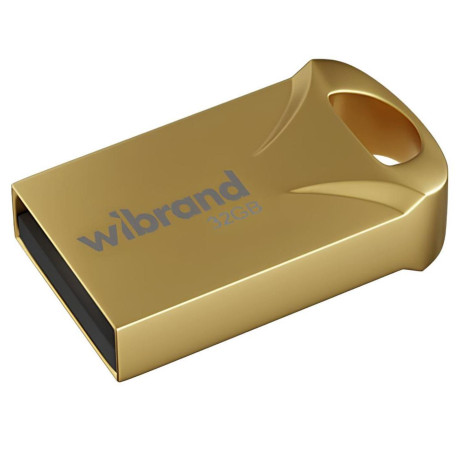 Флеш-накопитель Wibrand Flash USB 2.0 Hawk 32Gb Gold (WI2.0/HA32M1G)