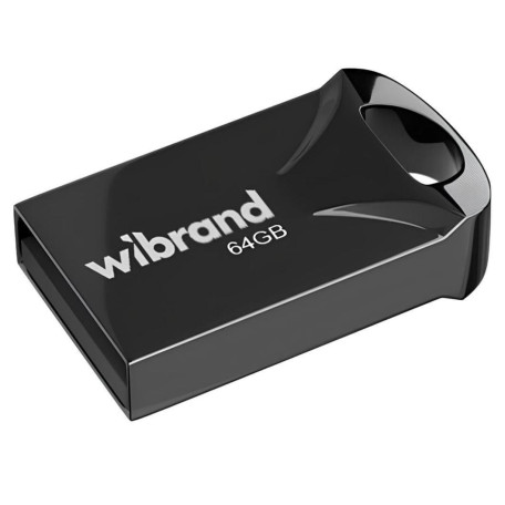 Флеш-накопичувач Wibrand Flash USB 2.0 Hawk 64Gb Black (WI2.0/HA64M1B)