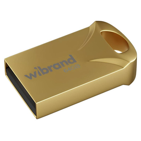 Флеш-накопичувач Wibrand Flash USB 2.0 Hawk 64Gb Gold (WI2.0/HA64M1G)
