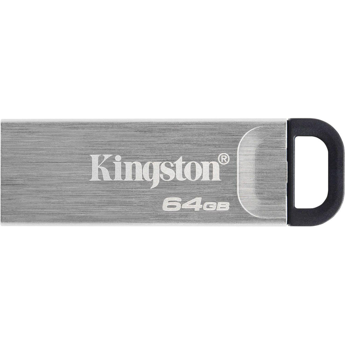 Флеш-накопитель Kingston DataTraveler Kyson 64Gb USB3.2 Silver-Black (DTKN/64GB)
