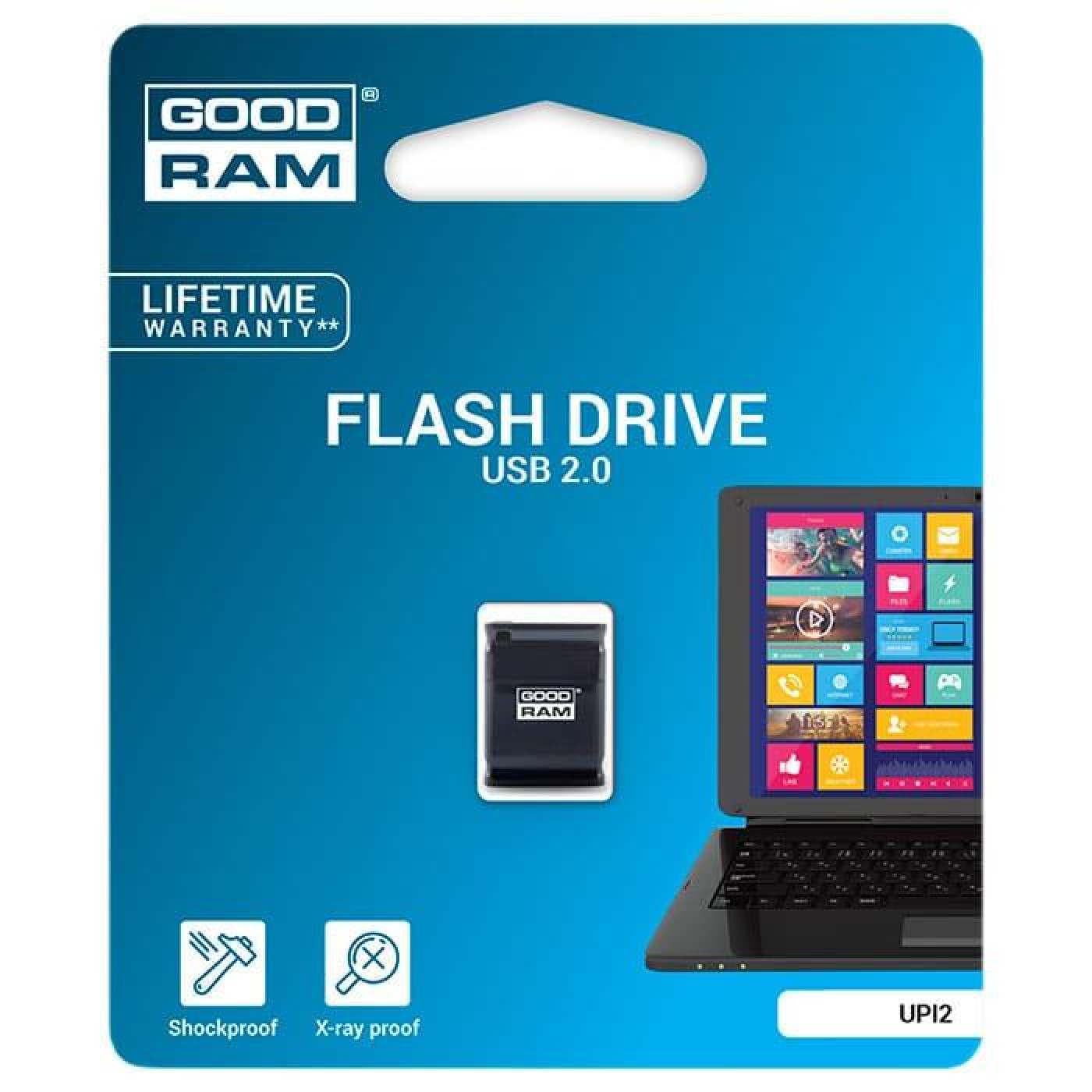 Флеш-накопитель GoodRam USB 16GB UPI2 (Piccolo) Black (UPI2-0160K0R11)