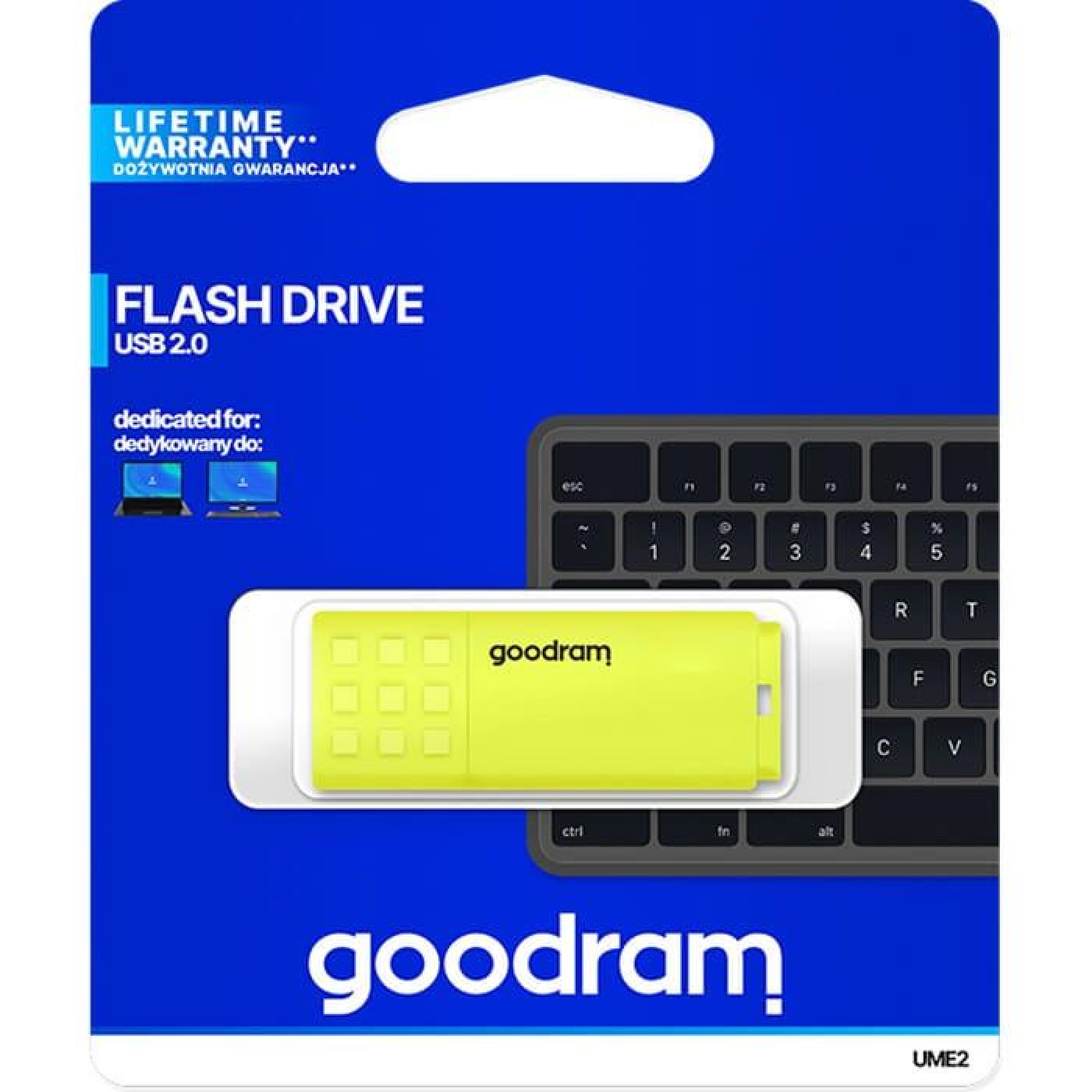 Флеш-накопичувач GoodRam USB 32GB UME2 Yellow (UME2-0320Y0R11)