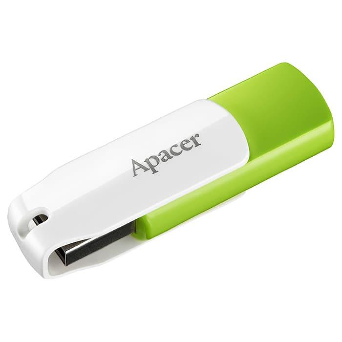 Флеш-накопичувач Apacer USB 64GB AH335 White/Green (AP64GAH335G-1)