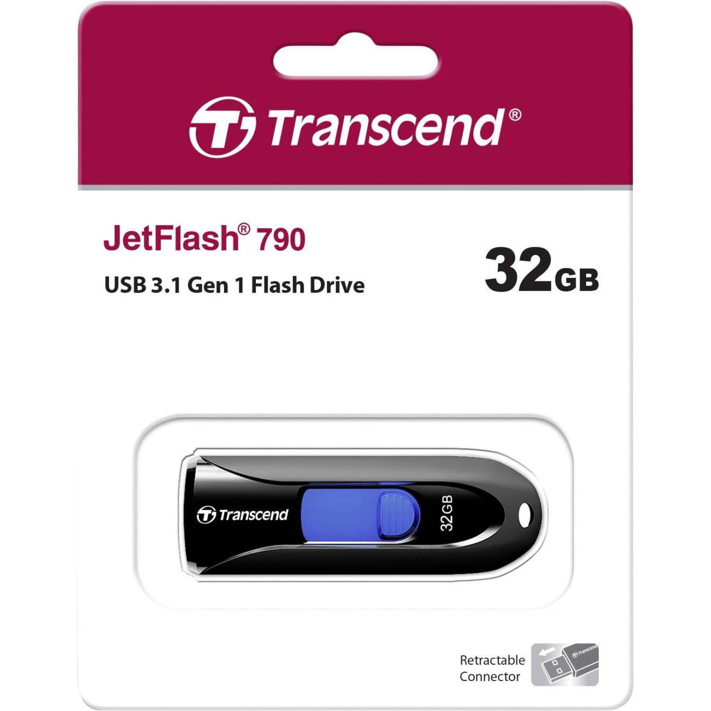 Флеш-накопитель Transcend USB3.0 32GB JetFlash 790 (TS32GJF790K)