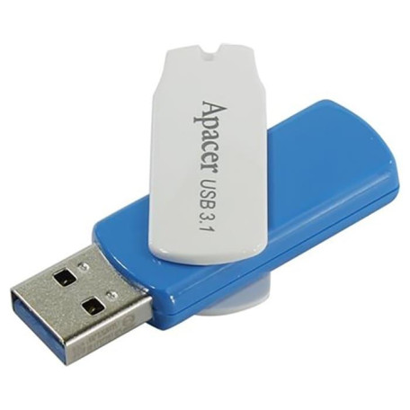 Флеш-накопитель Apacer USB 3.1 AH357 32GB Blue/White (AP32GAH357U-1)