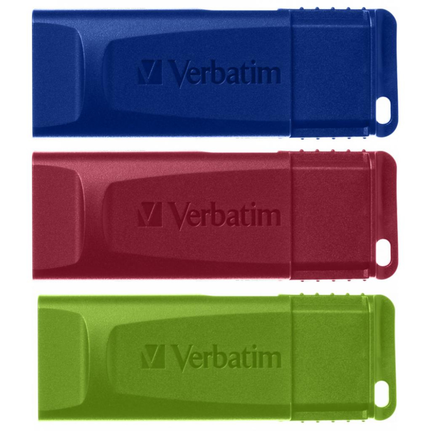 Флеш-накопичувач Verbatim USB флеш накопичувач 3x16GB Slider Red/Blue/Green USB 2.0 (49326)