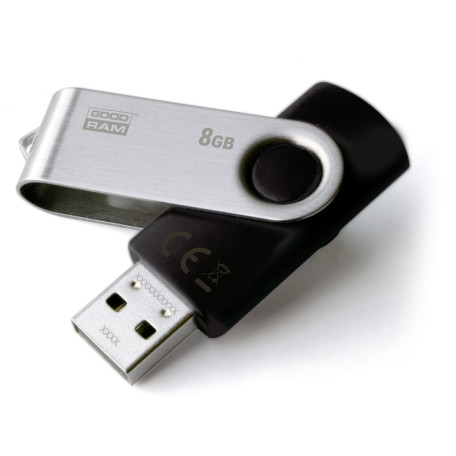 Флеш-накопитель GoodRam 8GB USB 2.0 UTS2 (Twister) Black (UTS2-0080K0R11)
