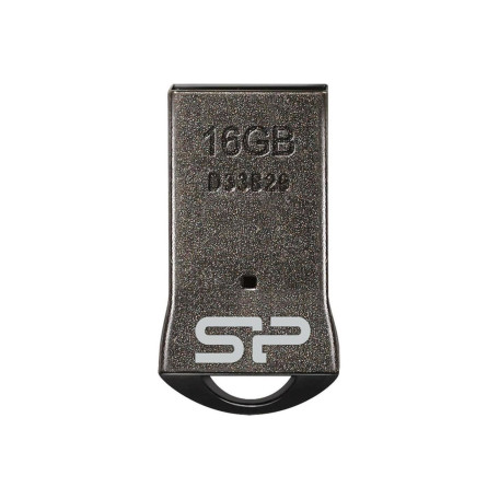 Флеш-накопитель Silicon Power USB 16G usb2.0 Touch T01 Black (SP016GBUF2T01V1K)