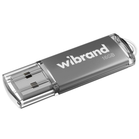 Флеш-накопитель Wibrand Flash USB 2.0 Cougar 16Gb Silver (WI2.0/CU16P1S)