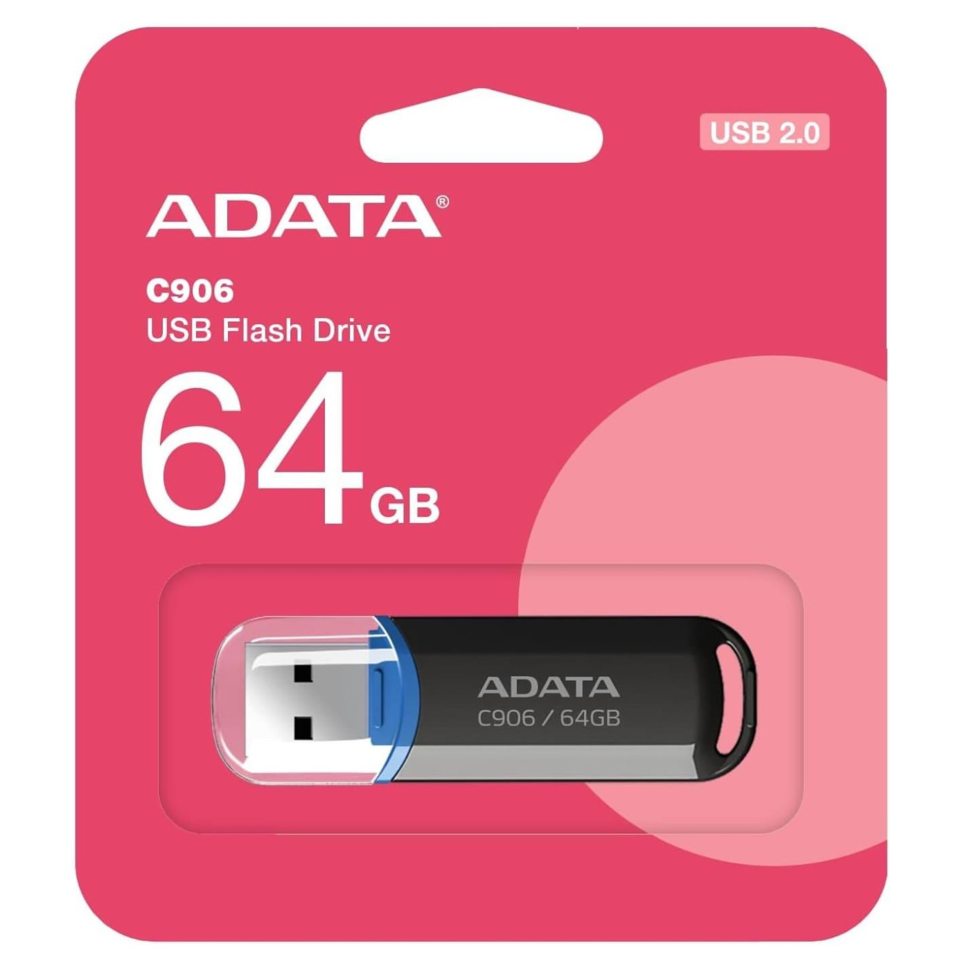 Флеш-накопитель Adata USB 2.0 C906 64Gb Black (AC906-64G-RBK)
