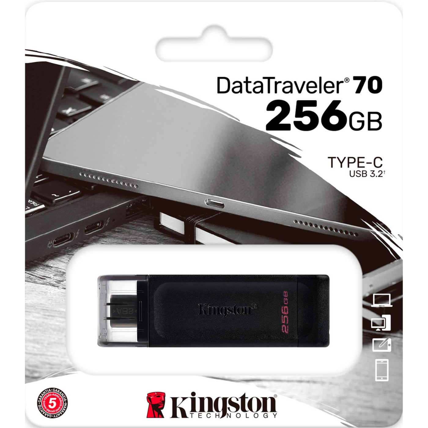 Флеш-накопитель Kingston DataTraveler 70 256B (DT70/256GB)