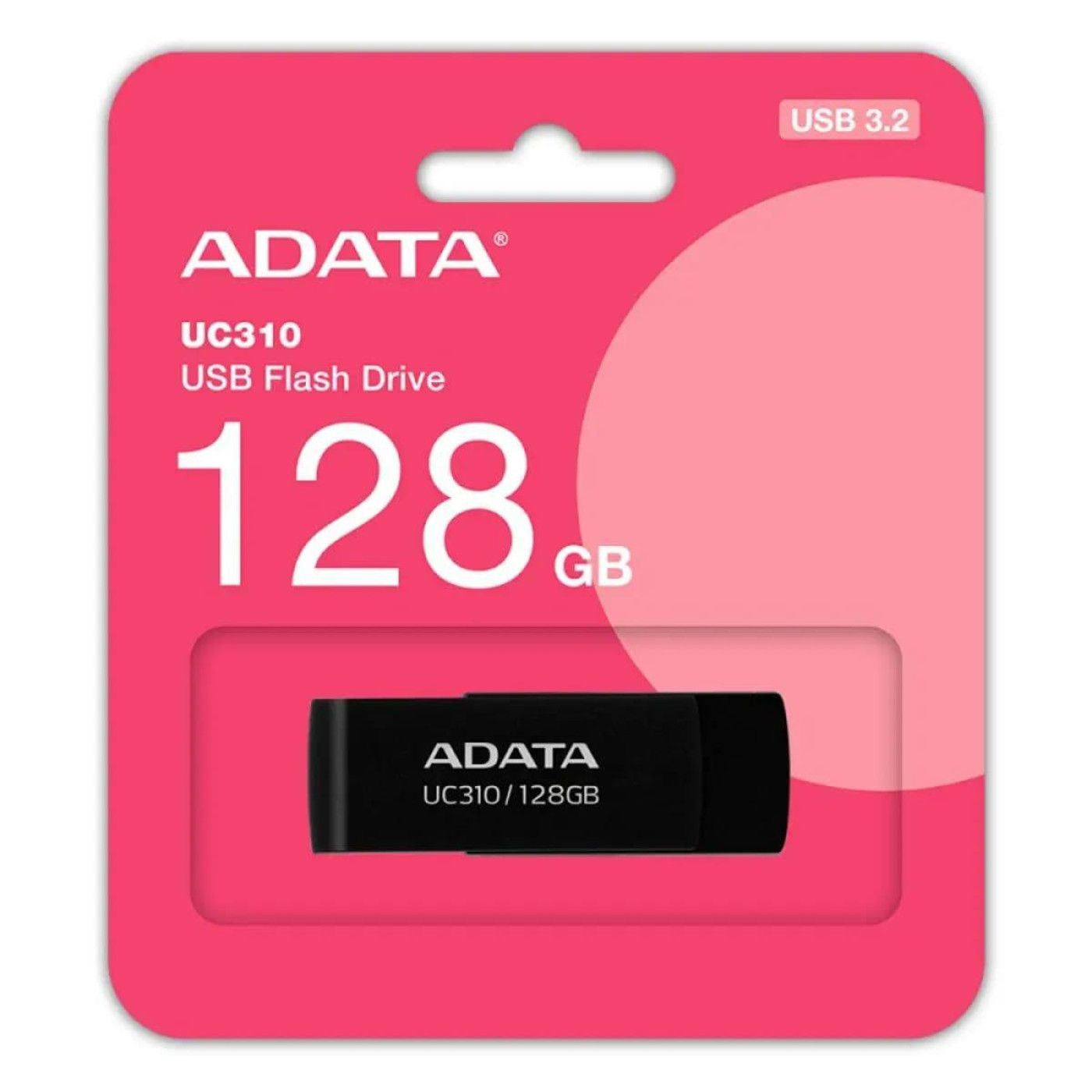 Флеш-накопичувач Adata Flash 128Gb USB 3.2 UC310 Black (UC310-128G-RBK)