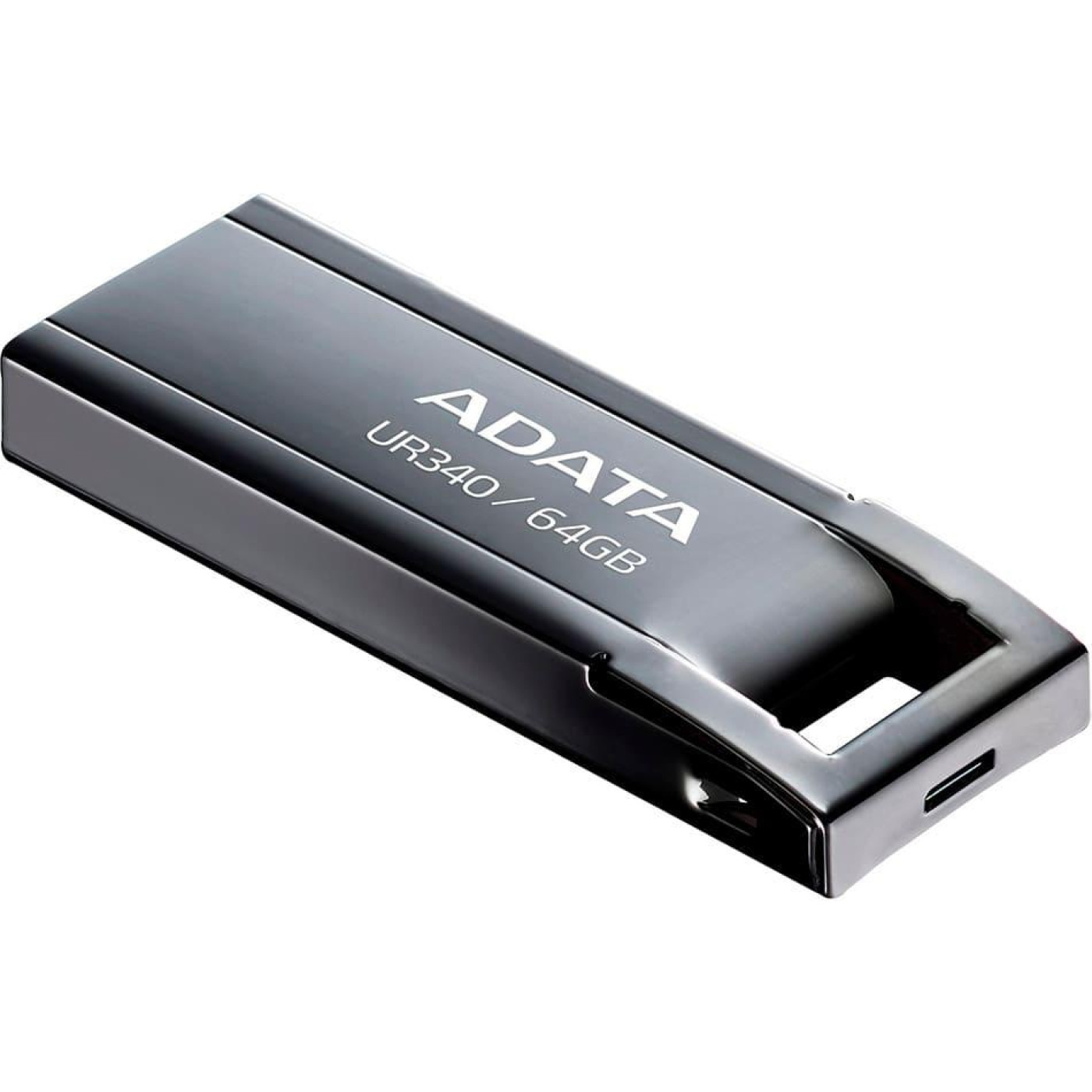 Флеш-накопитель Adata Flash 64Gb USB 3.2 UR340 Black (AROY-UR340-64GBK)
