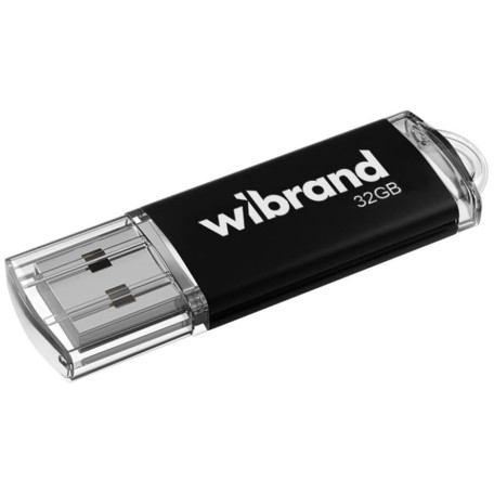 Флеш-накопитель Wibrand Flash USB 2.0 Cougar 32Gb Black (WI2.0/CU32P1B)