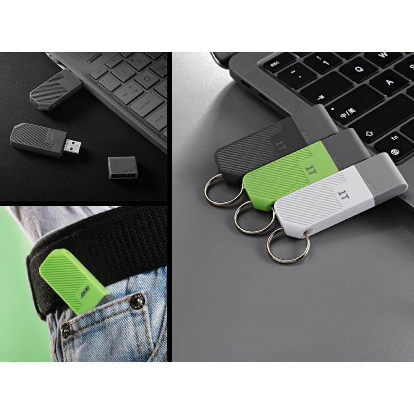 Флеш-накопичувач Acer USB Flash UP300 16GB USB 3.2 Gen1 Green (BL.9BWWA.556)