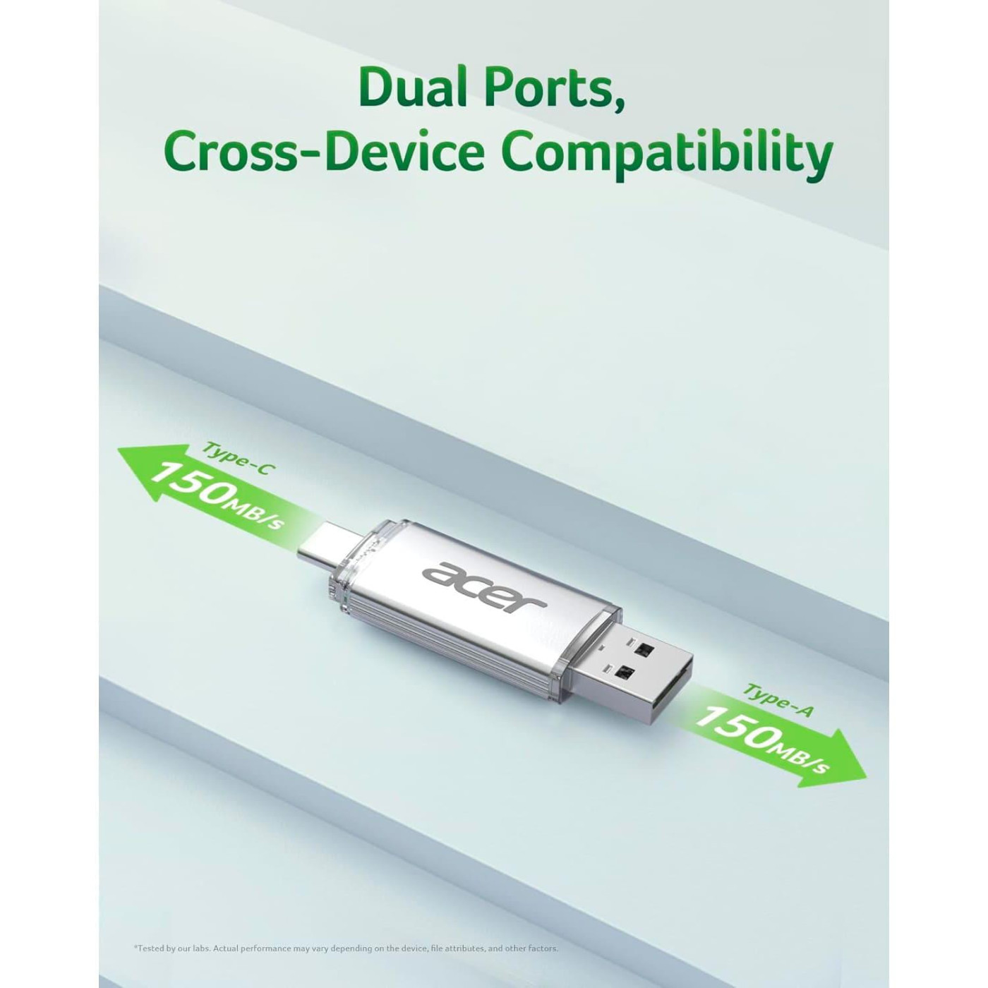 Флеш-накопичувач Acer USB Flash UT300 16GB Dual Drive USB-C & USB-A (UT300-16GB)