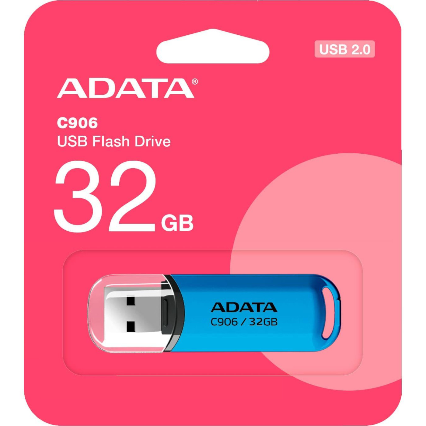 Флеш-накопичувач Adata Flash 32Gb USB 2.0 C906 Water Blue (AC906-32G-RWB)
