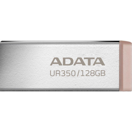 Флеш-накопитель Adata Flash 128Gb USB 3.2 UR 350 Silver/Beige (UR350-128G-RSR/BG)