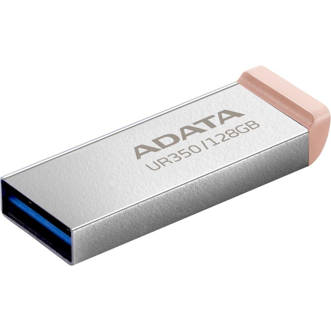 Флеш-накопичувач Adata Flash 128Gb USB 3.2 UR 350 Silver/Beige (UR350-128G-RSR/BG)