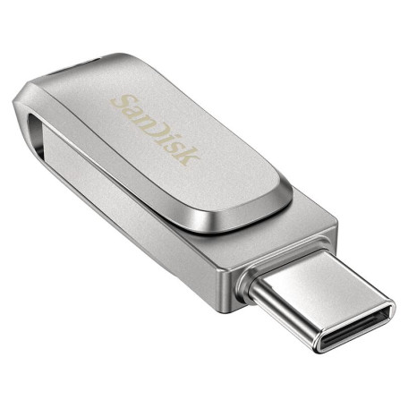 Флеш-накопитель Sandisk Flash USB 3.1 Ultra Dual Luxe Type-C 128Gb (150 Mb/s) (SDDDC4-128G-G46)