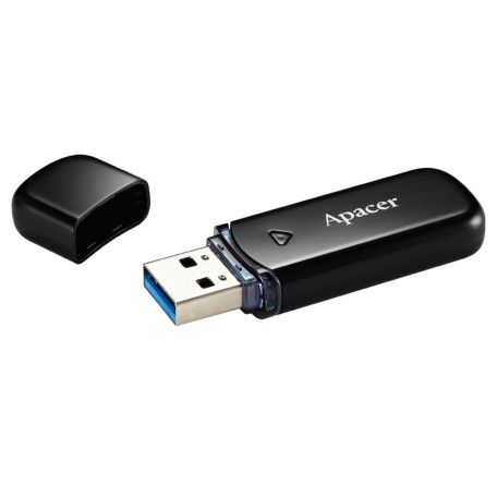 Флеш-накопитель Apacer USB3.0 64GB AH355 Black (AP64GAH355B-1)