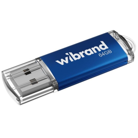 Флеш-накопичувач Wibrand Flash USB 2.0 Cougar 64Gb Blue (WI2.0/CU64P1U)