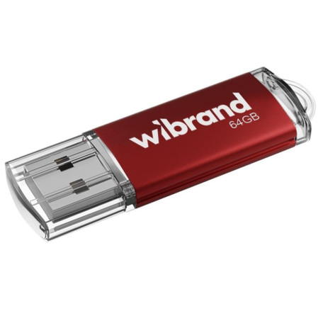 Флеш-накопичувач Wibrand Flash USB 2.0 Cougar 64Gb Red (WI2.0/CU64P1R)