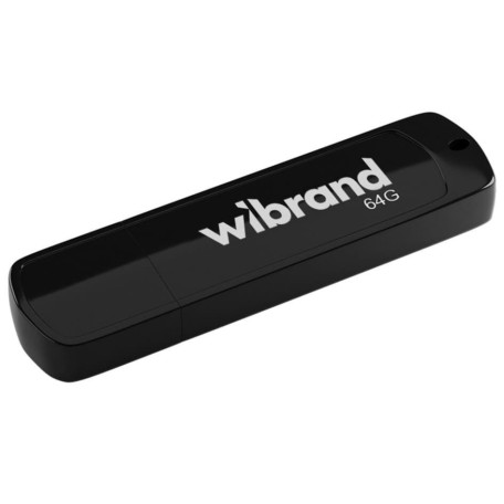 Флеш-накопитель Wibrand Flash USB 2.0 Grizzly 64Gb Black (WI2.0/GR64P3B)