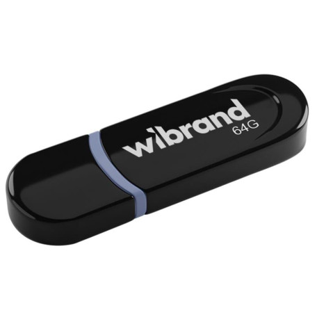 Флеш-накопичувач Wibrand Flash USB 2.0 Panther 64Gb Black (WI2.0/PA64P2B)