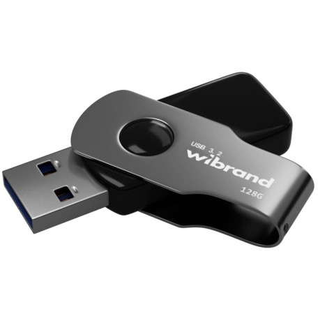 Флеш-накопитель Wibrand Flash USB 3.2 Gen1 Lizard 128GB Black (WI3.2/LI128P9B)