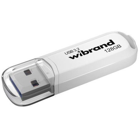 Флеш-накопитель Wibrand Flash USB 3.2 Gen1 Marten 128GB White (WI3.2/MA128P10W)