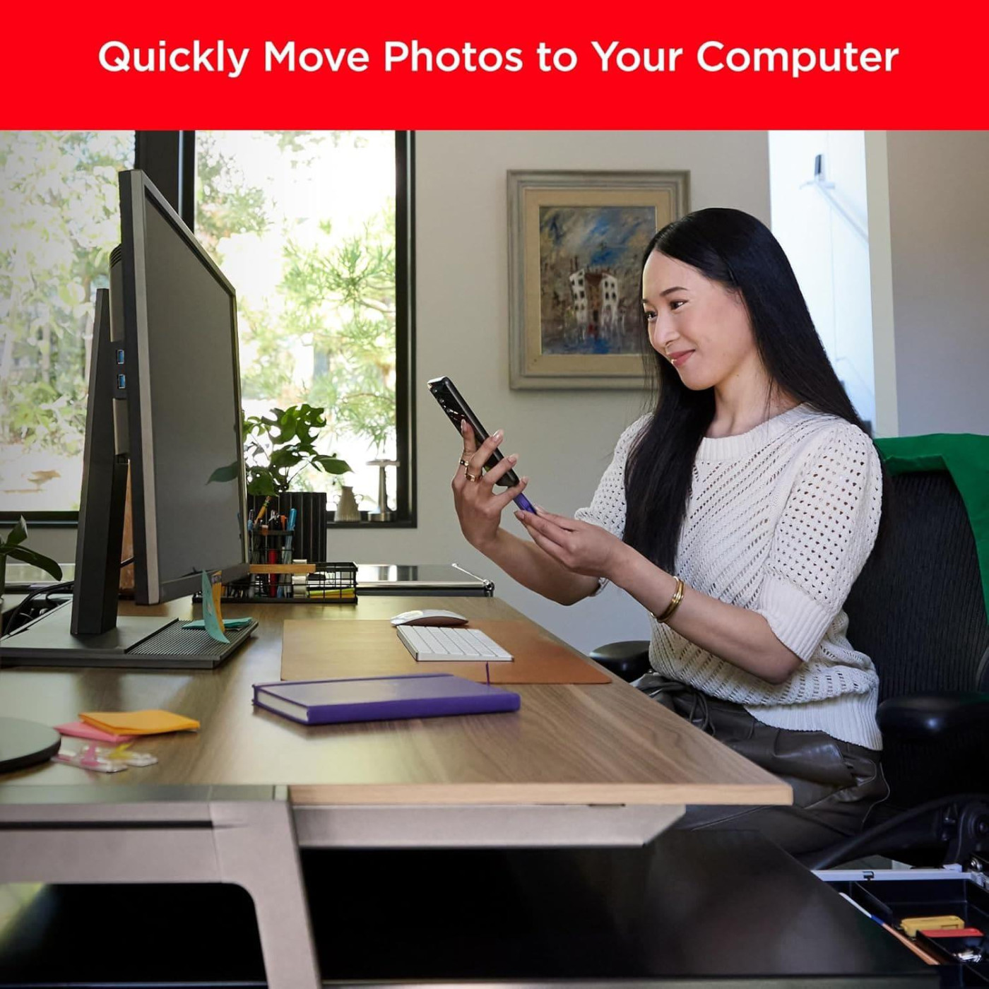 Флеш-накопичувач SanDisk USB 3.2 Gen1 Phone Drive USB Type-A/USB Type-C 64Gb (100 Mb/s)