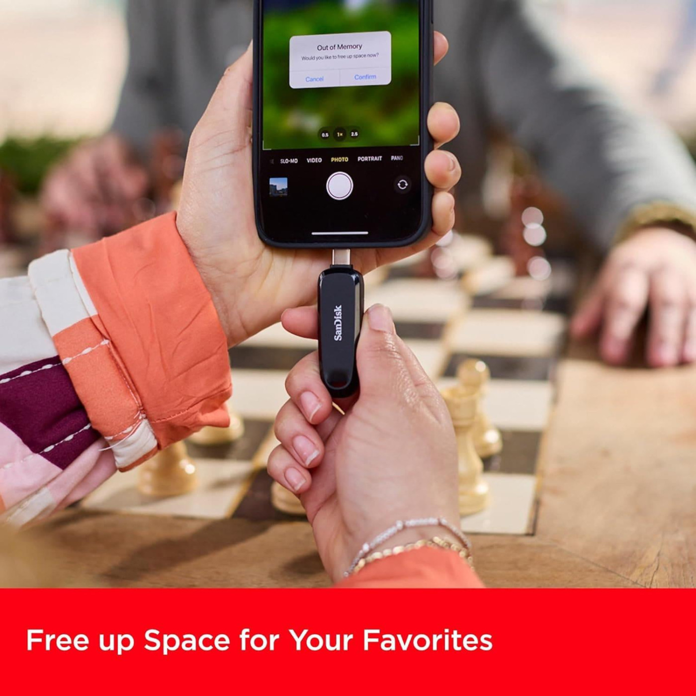 Флеш-накопичувач SanDisk USB 3.2 Gen1 Phone Drive USB Type-A/USB Type-C 64Gb (100 Mb/s)