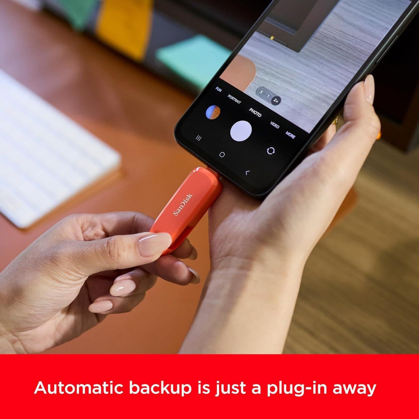 Флеш-накопичувач SanDisk USB 3.2 Gen1 Phone Drive USB Type-A/USB Type-C 64Gb (100 Mb/s)
