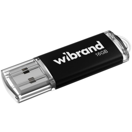Флеш-накопитель Wibrand Flash USB 2.0 Cougar 16Gb Black (WI2.0/CU16P1B)