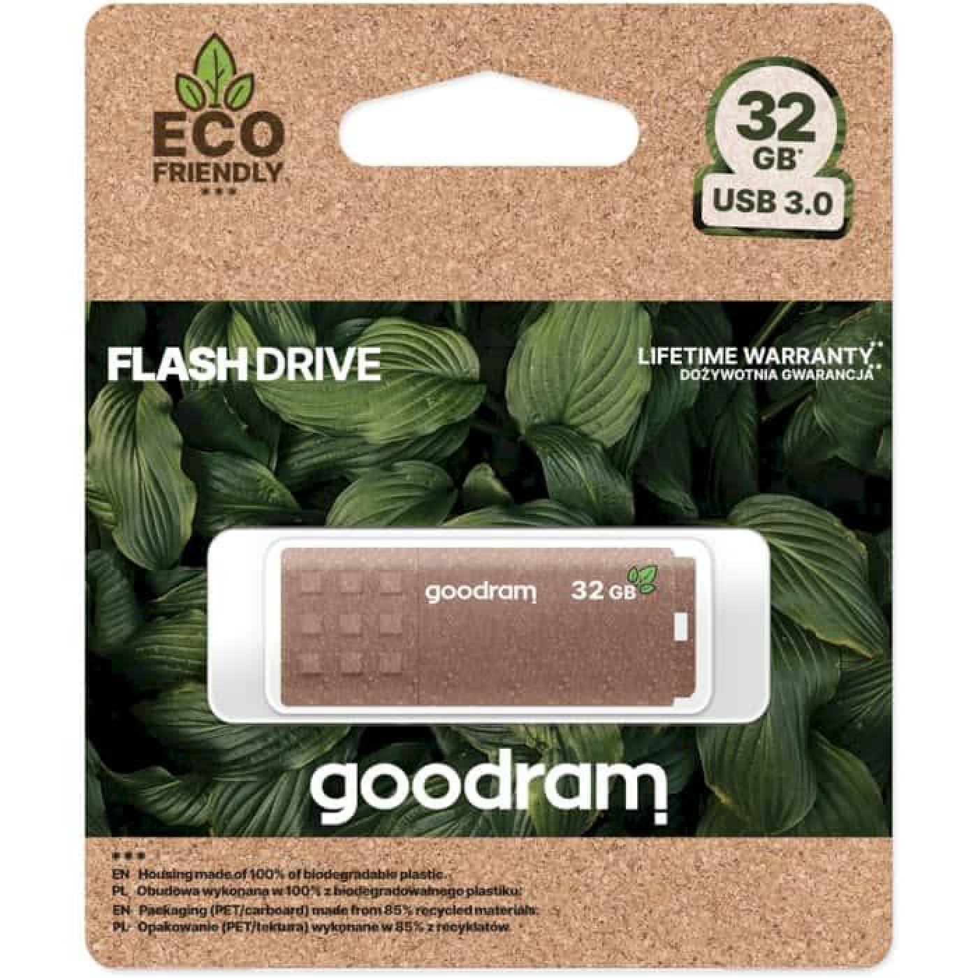 Флеш-накопитель GoodRam USB Flash 32GB USB 3.0 UME3 ECO FRIENDLY, Retail (UME3-0320EFR11)