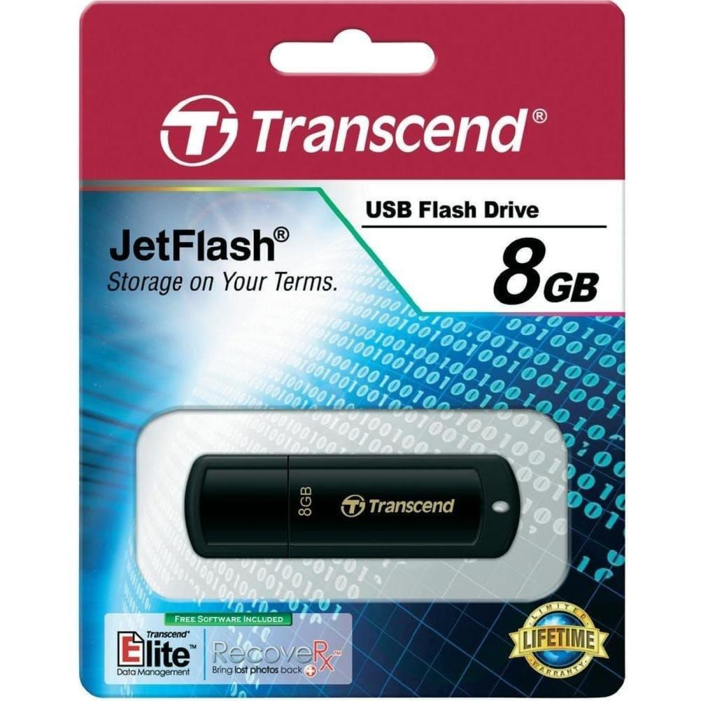 Флеш-накопитель Transcend 8Gb JetFlash 350 (TS8GJF350)